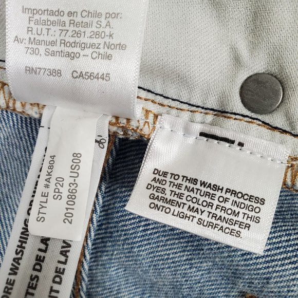 Rivet & Thread Womens Size 32 Jeans Madewell Denim High Rise Wide Leg 37x30 Ltd - Picture 11 of 14